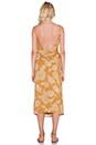 view 4 of 4 Lux Midi Dress in Gold Dahlia