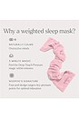 view 6 of 6 WEIGHTED EYE MASK THE WEIGHTED BLANKET FOR YOUR EYES in Blush Pink