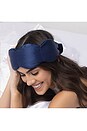 view 6 of 8 WEIGHTED EYE MASK SILK THE WEIGHTED BLANKET FOR YOUR EYES in Sapphire