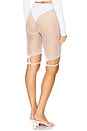 view 4 of 6 X Roomservice888 Bowknot Lace Short Leggings in White