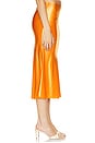 view 3 of 6 Fishtail Skirt in Orange