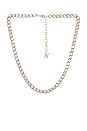 view 1 of 3 Olga Necklace in White & White Rhodium