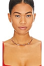 view 3 of 3 Julie Necklace in Multi & Rose Gold