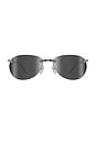 view 1 of 3 Voyager Sunglasses in Chrome & Graphite