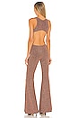view 3 of 4 Nadia Jumpsuit in Metallic Bronze