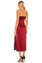 view 3 of 3 Scarlett Dress in Rust