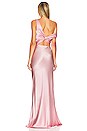 view 3 of 3 Tamika Gown in Bubblegum Pink