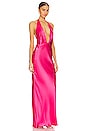 view 2 of 3 Angelica Gown in Neon Pink