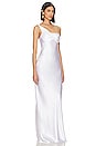view 2 of 3 Monika Silk Gown in White