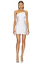 view 1 of 3 Mikayla Silk Mini Dress in White