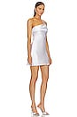 view 2 of 3 Mikayla Silk Mini Dress in White