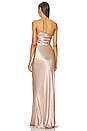 view 3 of 3 Tallara Gown in Dusty Pink