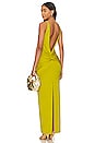 view 1 of 3 Agatha Dress in Chartreuse