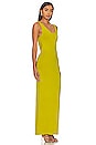 view 3 of 3 Agatha Dress in Chartreuse