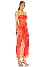 view 2 of 3 Naomi Dress in Tangerine