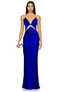 view 1 of 3 Iris Gown in Electric Blue