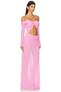 view 2 of 3 Emily Gown in Candy Pink