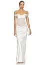 view 1 of 3 ROBE DE SOIRÉE GWYNETH in White