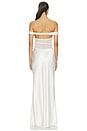 view 3 of 3 ROBE DE SOIRÉE GWYNETH in White
