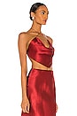 view 2 of 4 Virgo Crop Top in Rust
