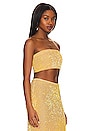 view 2 of 5 Desiree Crop Top in Yellow