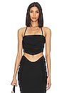 view 1 of 4 Constance Crop Top in Black