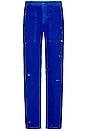 view 2 of 3 Slim Straight Utility Pants in French Blue Paint
