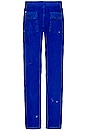 view 3 of 3 Slim Straight Utility Pants in French Blue Paint