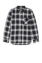 view 1 of 3 Slim Work Shirt in Grey Plaid