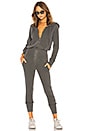 view 1 of 3 Stasia Sweat Jumpsuit in Pigment Black