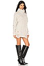 view 2 of 3 Ida Destroyed Sweater Dress in Light Heather Grey