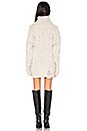 view 3 of 3 Ida Destroyed Sweater Dress in Light Heather Grey