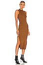 view 2 of 3 Sherry Mockneck Tank Dress in Chestnut
