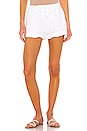 view 1 of 5 Niki Elastic Waist Short in White
