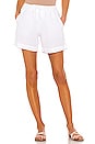 view 2 of 5 Niki Elastic Waist Short in White