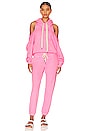 view 4 of 4 TRICIA COLD SHOULDER 후디 in Pitaya