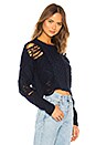 view 2 of 4 Jolene Destroyed Sweater in Navy