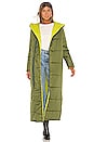 view 1 of 4 Francine Full Length Puffer Jacket in Olive