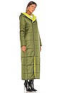 view 3 of 4 Francine Full Length Puffer Jacket in Olive