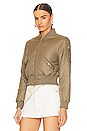 view 4 of 6 BOMBER CROPPED À GLISSIÈRE REYES in Army