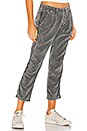 view 2 of 4 Tuxedo Corduroy Pleated Trouser in Pigment Shade