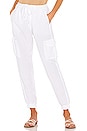 view 1 of 4 Ivet Cargo Jogger in White