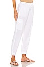 view 2 of 4 Ivet Cargo Jogger in White