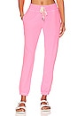 view 1 of 4 PANTALON SWEAT SAYDE SLOUCHY SLIM in Pitaya