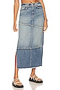 view 1 of 4 Monterey Undone Seam Denim Skirt in Bowie Wash