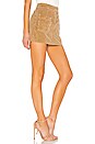 view 2 of 4 Penelope Patch Pocket Mini Skirt in Pigment Copper