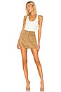 view 4 of 4 Penelope Patch Pocket Mini Skirt in Pigment Copper