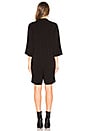 view 3 of 3 Paola Short Jumper Romper in Black