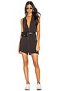 view 1 of 4 Orla Sleeveless Romper in Charcoal