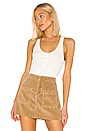 view 1 of 4 Zara Front Snap Tank in White
